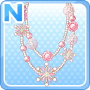 N雪結晶のネックレス ピンク.jpg