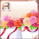 Rリボンと花いっぱいのテーブル ゴージャス.jpg