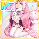 MR安らぎウサギと和ロリメイド ピンク.jpg