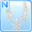 N雪結晶のネックレス ベージュ.jpg