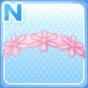 N大きな花柄カチューシャ ピンク.jpg