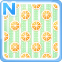 Nフルーツパターン背景 オレンジ.jpg