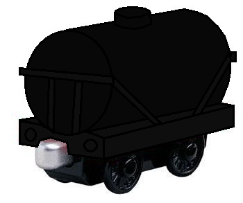 テイクンプレイの黒いタンク車