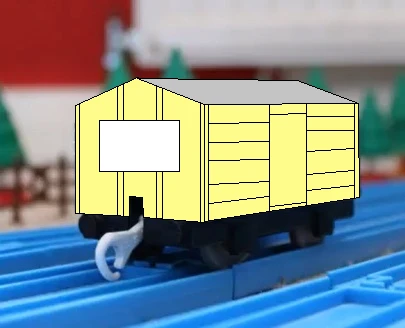 プラレールのクリーム色の塩運搬貨車（タイプ１）２
