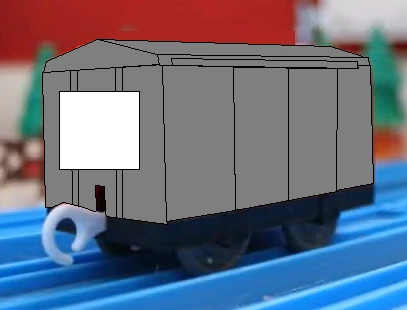 プラレールの灰色の有蓋貨車（タイプ30）