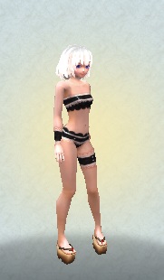 レースリボン グリッターブラック