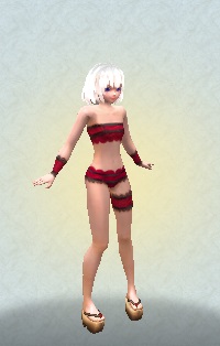 レースリボン ディープレッド