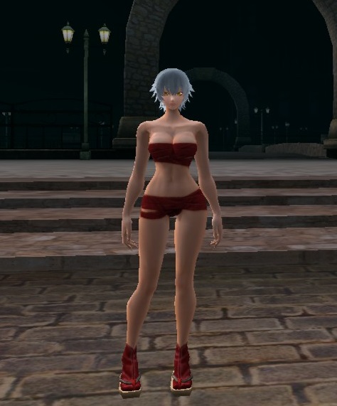 紅染めのサラシ