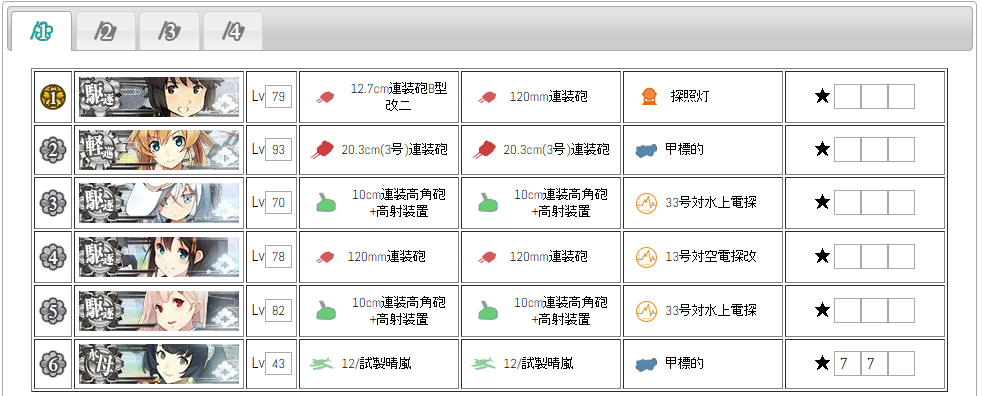 艦これ部aar 通常海域 6 3 グアノ環礁沖海域 攻略 おんj艦これ部 Wiki