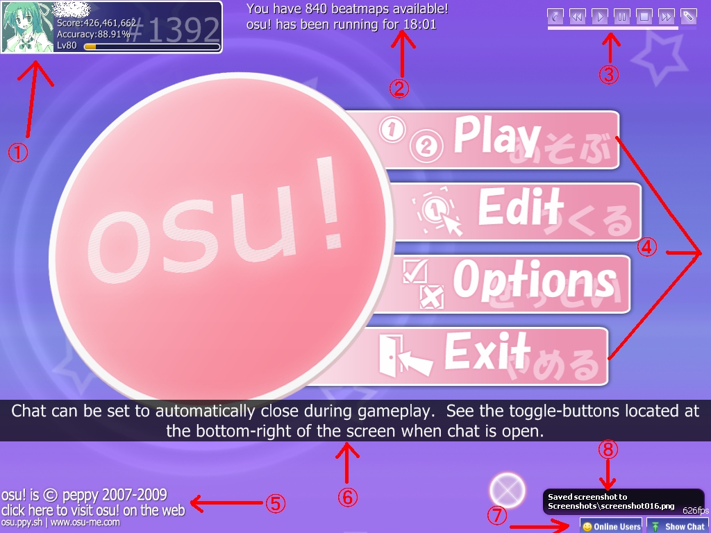 プレイ方法 - osu! Wiki*