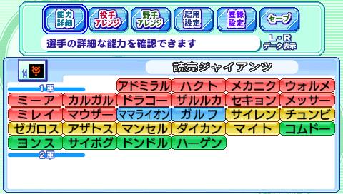 過去のチーム 実況パワフルプロ野球ポータブル4 Wiki