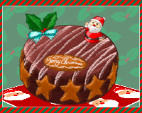 クリスマスチョコケーキ.gif