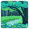 甘梅雨の森