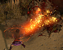 path of exile incinerate toem
