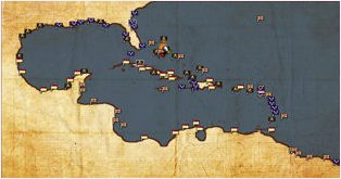 pirates of the burning sea map