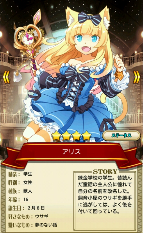 キャラ アリス プリスラ Wiki