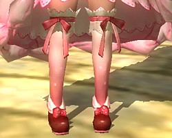 ピンクのイチゴケーキ靴