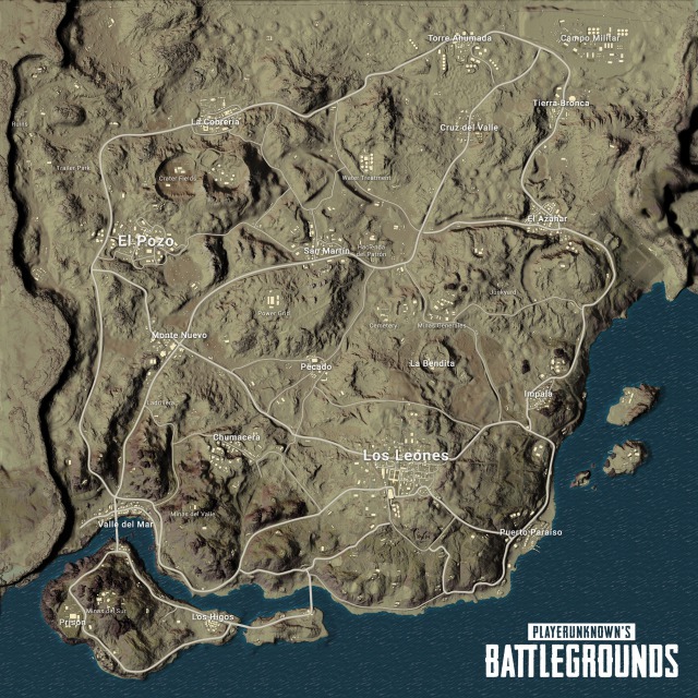 マップ情報 Pubg Playerunknown S Battlegrounds Wiki