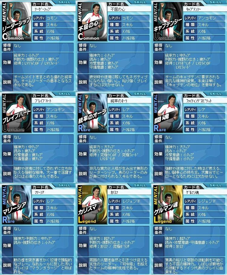 メンタル系 カード画像 サカつくオンライン Wiki メンタル系 カード画像 サカつくオンライン Wiki
