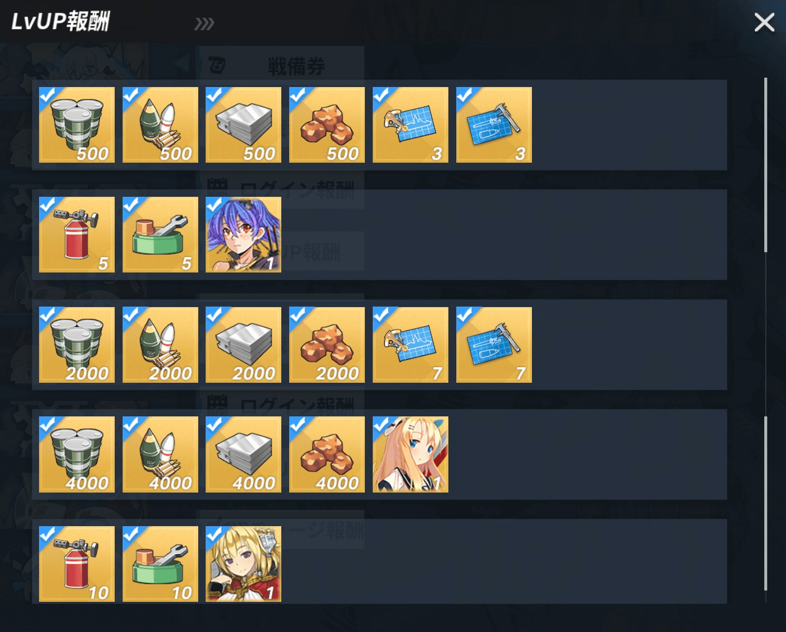 奨励の項目について 戦艦少女 Wiki 奨励の項目について 戦艦少女 Wiki