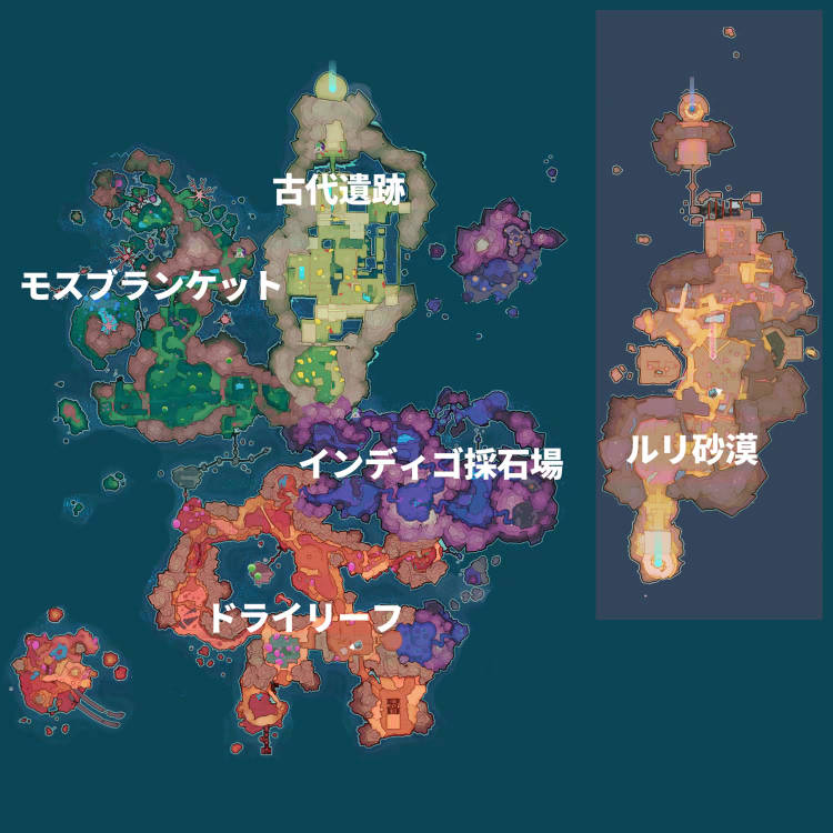 World Map, Slime Rancher Wiki