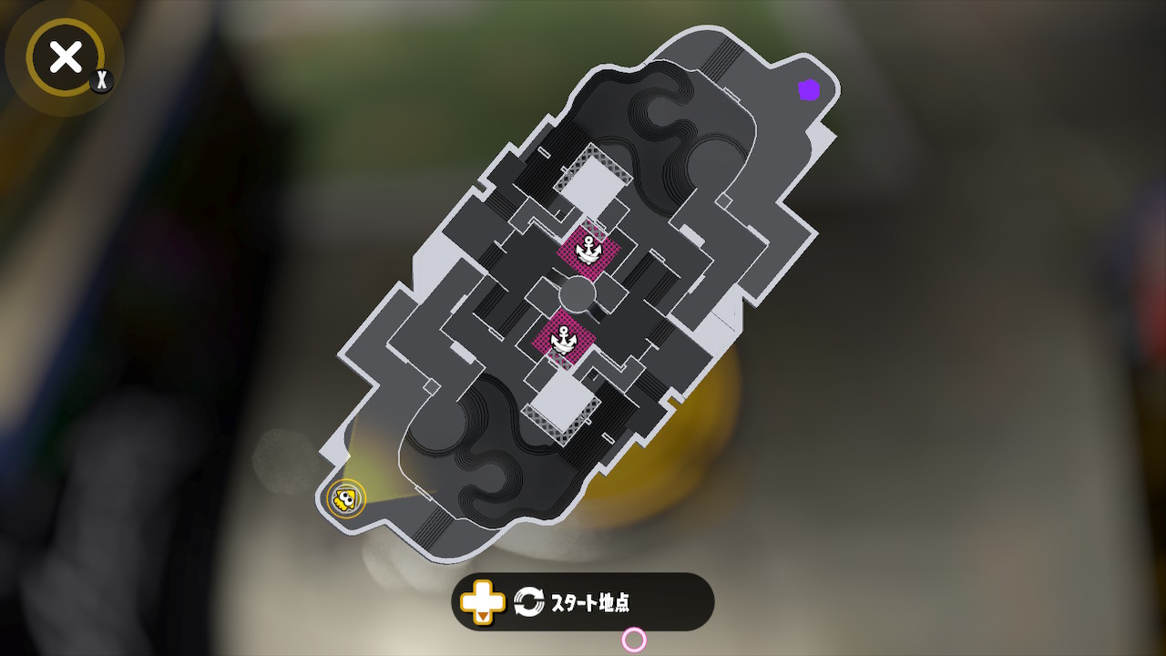 スプラトゥーン 各マップのチャージャーの基本位置 Bバスパーク編 攻略 狩りゲー島