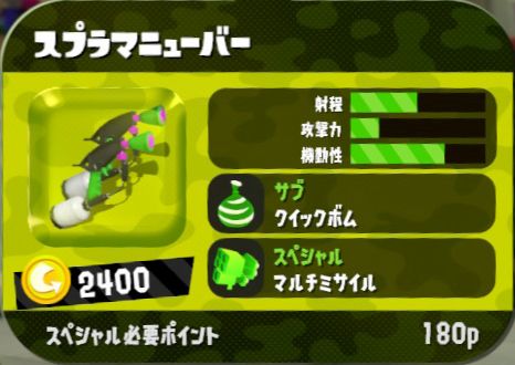 マニューバー Splatoon2 スプラトゥーン2 攻略 検証 Wiki