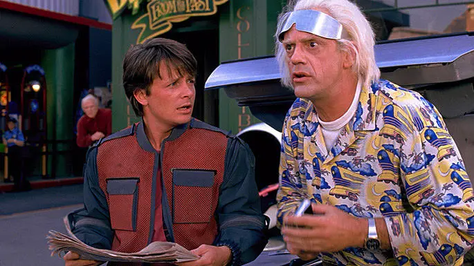 シカイバイザー/Doc Brown's future visor glasses in "Back to The Future Part II"