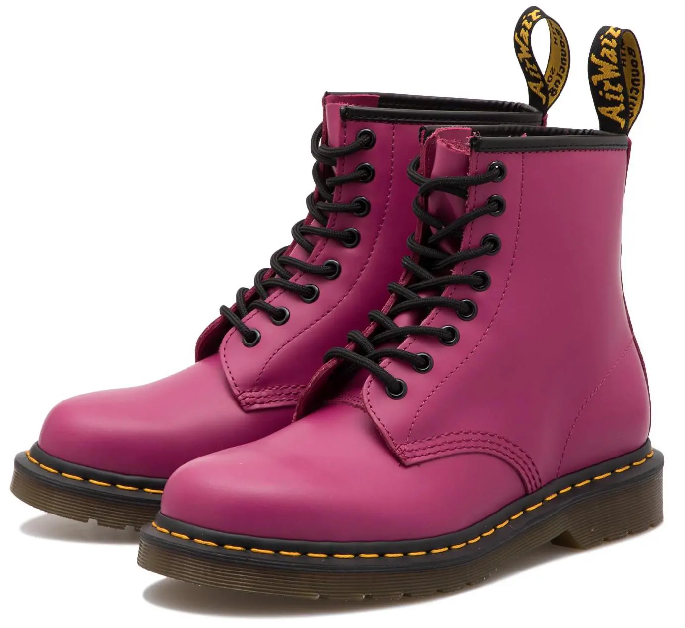 ロッキンピンク/Punk Pinks/Dr. Martens "1460 Smooth Leather Lace Up Boots" Fuchsia