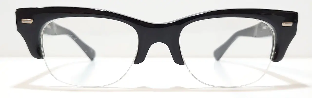 セルブロウ/Half-Rim Glasses/EFFECTOR "reverb" BK