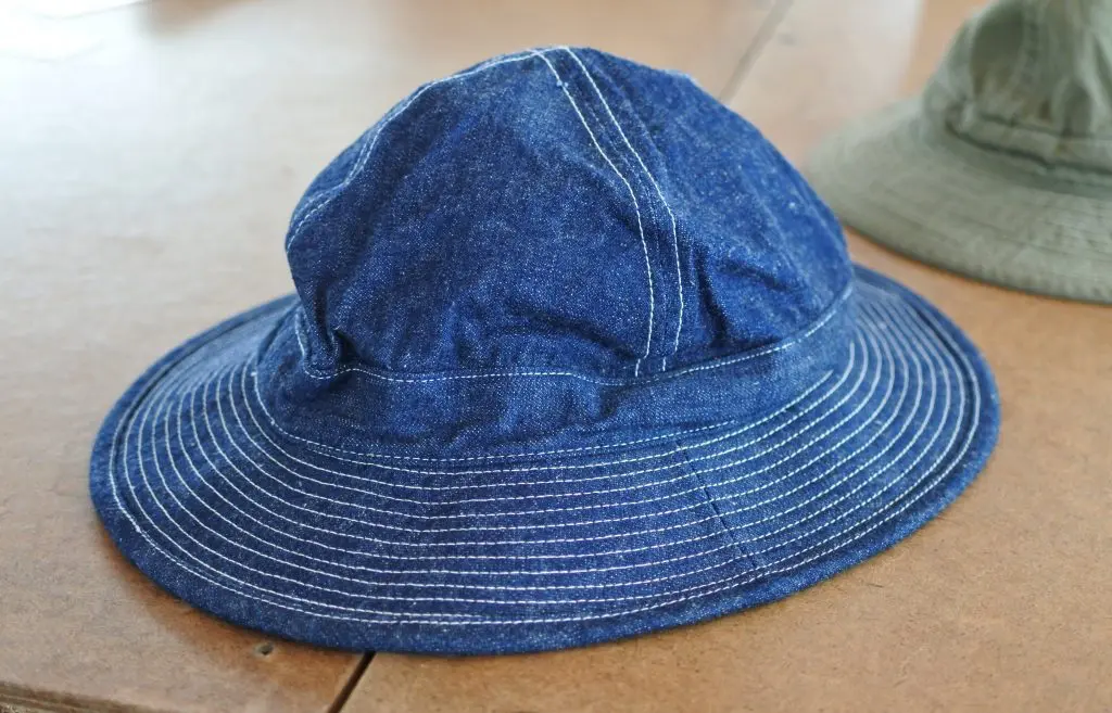 ステンシルデニムハット/Jean Dream Bucket/orSlow "001 US NAVY HAT (DENIM)"