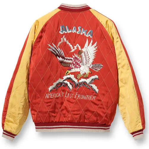 ウラスカジャン/Zapfish Satin Jacket/Tailor Toyo "Souvenir Jacket 'ALASKAN EAGLE'"