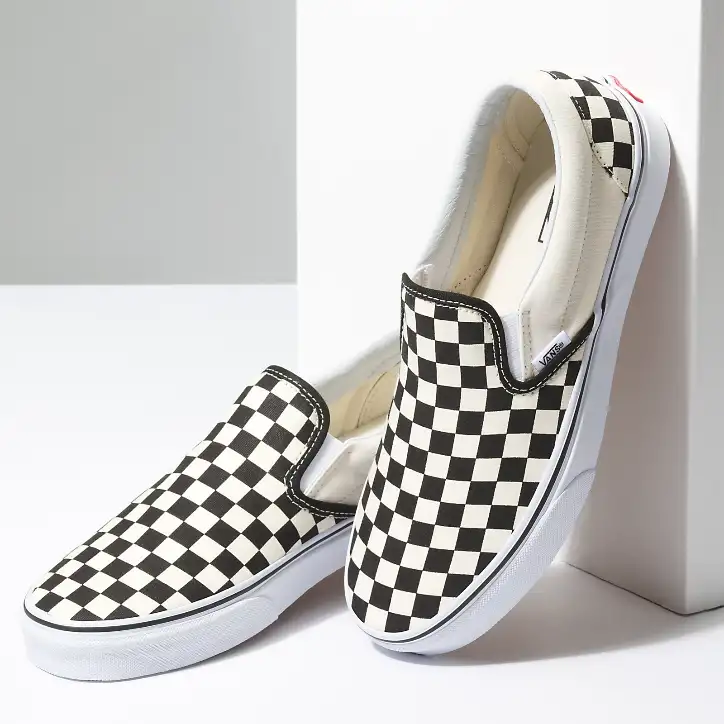 スリッポン チドリ/Squid-Stitch Slip-Ons/Vans "Checkerboard Classic Slip-On"