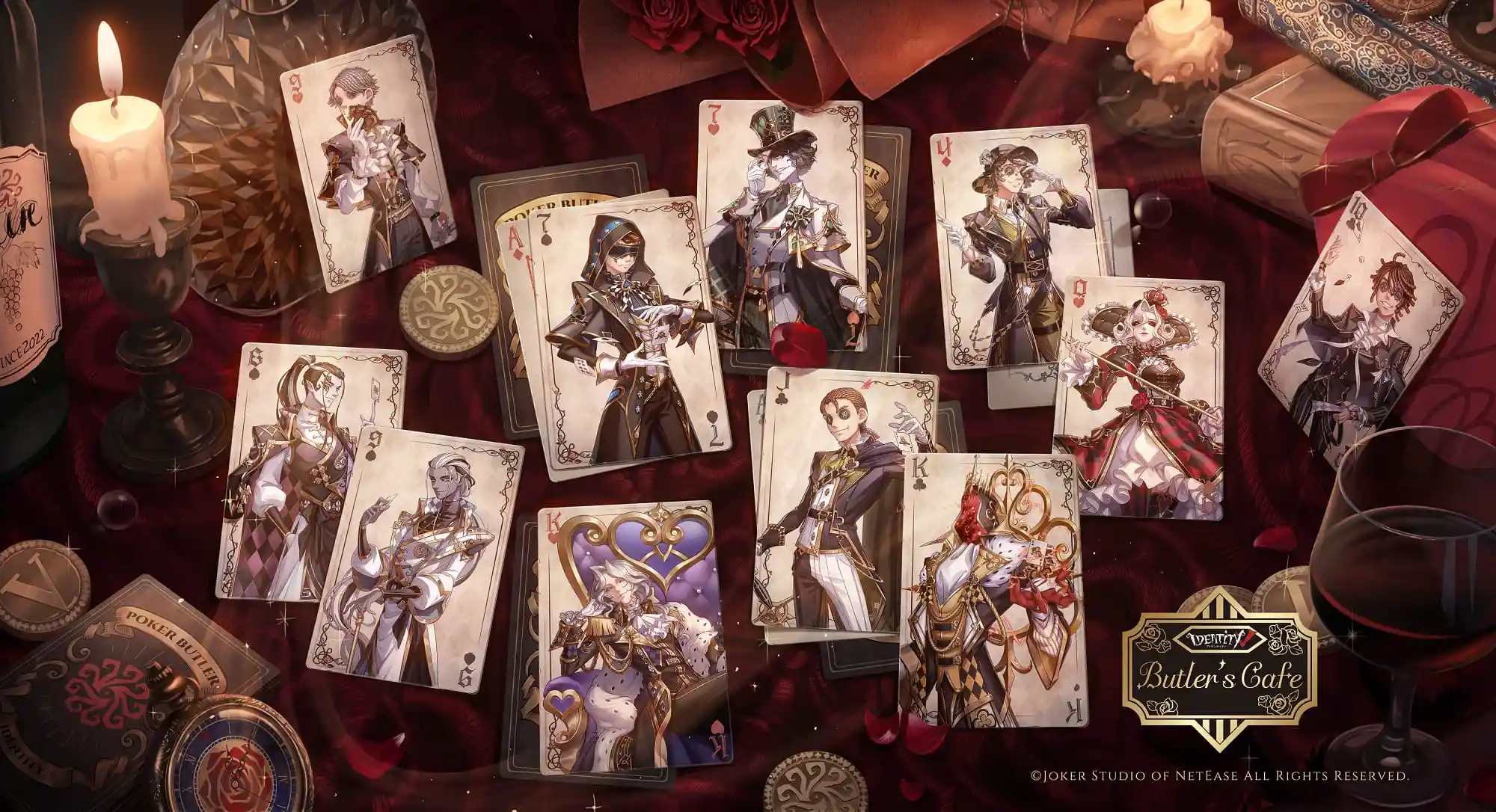 IdentityⅤ 庭師 復讐者 クリアしおり バトラーズカフェ 4弾 第五人格 IdentityⅤ 庭師 復讐者 クリアしおり バトラーズカフェ 4弾 第