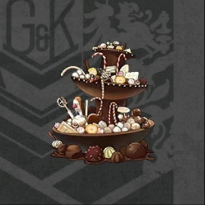 チョコレート総裁-お菓子の噴水.jpg