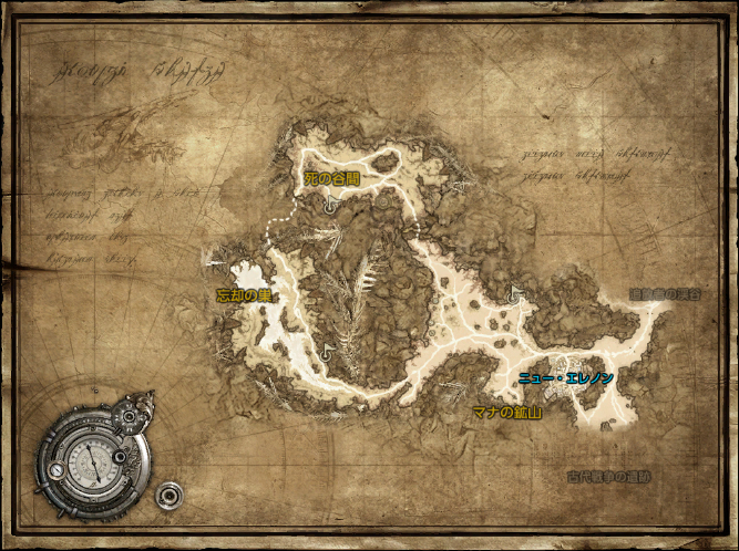 Map ヴィアエレニウム領 古竜の峡谷 Tera The Exiled Realm Of Arborea Wiki