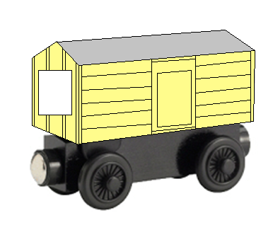 木製レールシリーズの塩運搬貨車（タイプ１）２