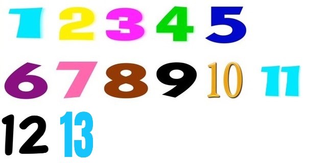 Numbers Colorful ５の数字
