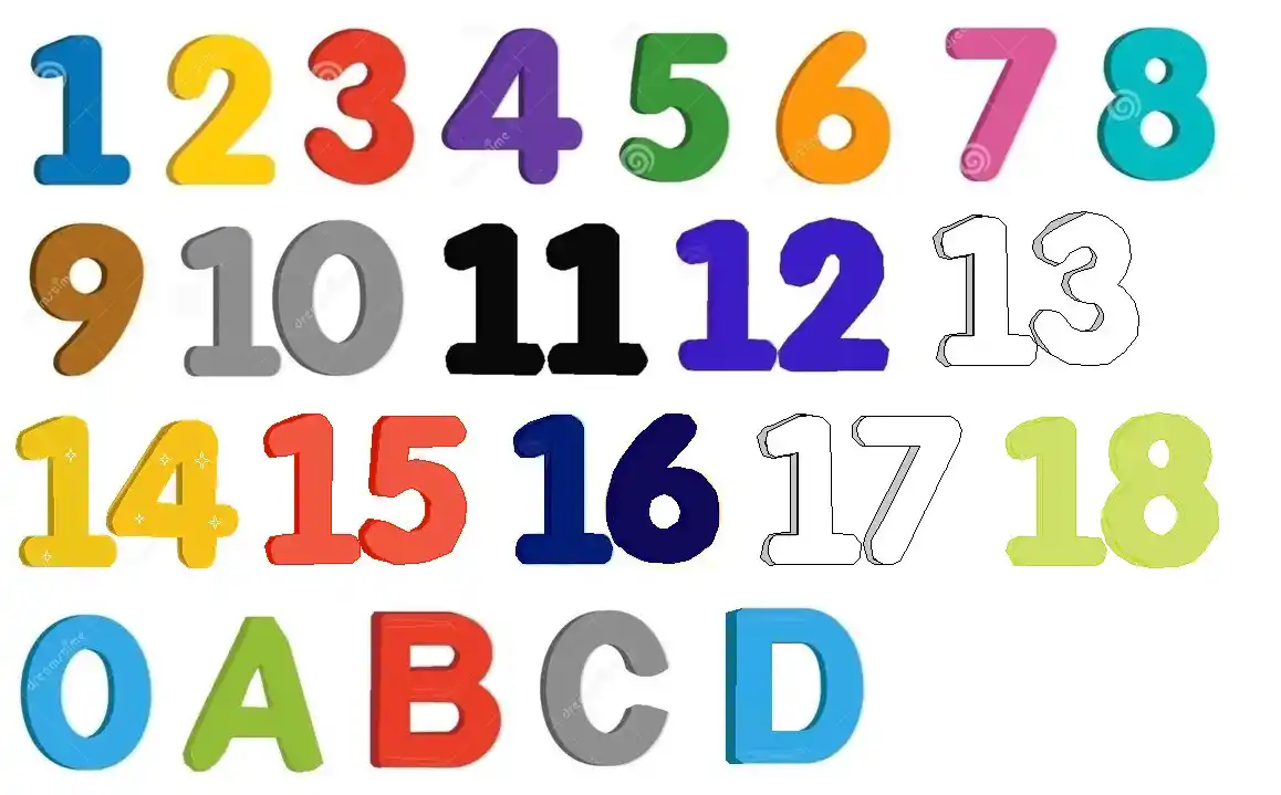 Numbers Colorfulの数字
