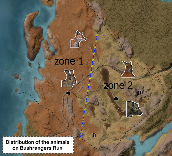 thehunter classic animal map