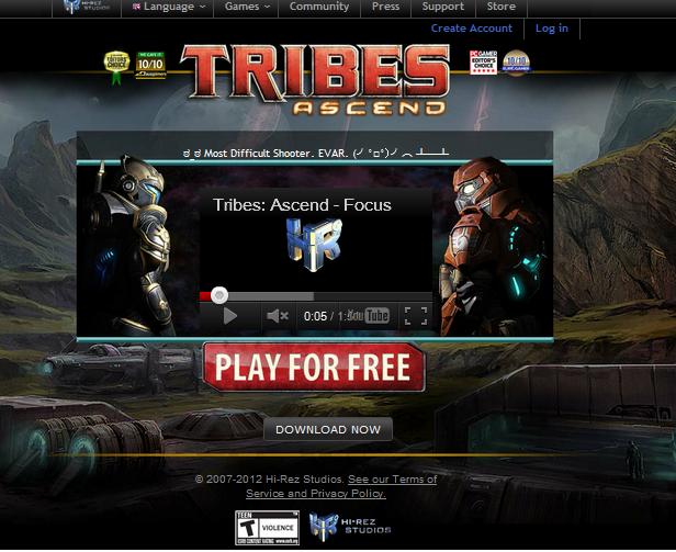 ゲームの始め方 Tribes Ascend Wiki