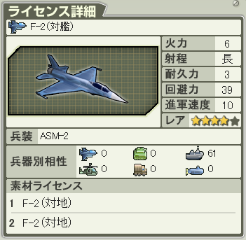 ライセンス F 2 対艦 Vipで大戦略 Wiki