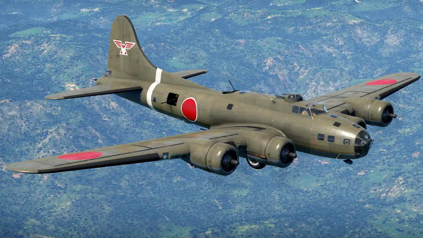【完成品】1/72 B-17E 鹵獲日の丸