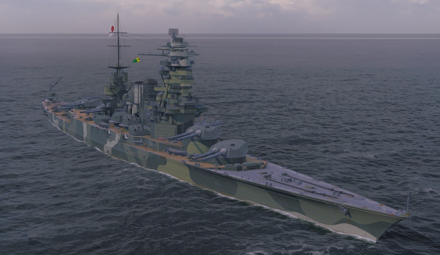 world of warships kii camouflage not appearing