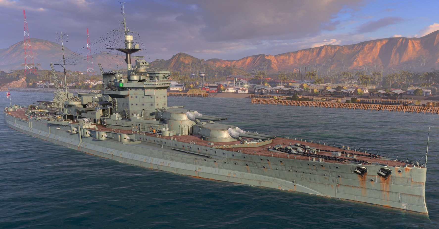 Warspite world of warships как получить