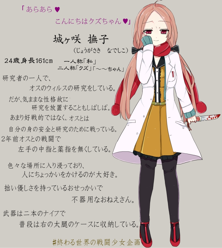 城ヶ咲 撫子 じょうがさき なでしこ 終わる世界の戦闘少女 Wiki