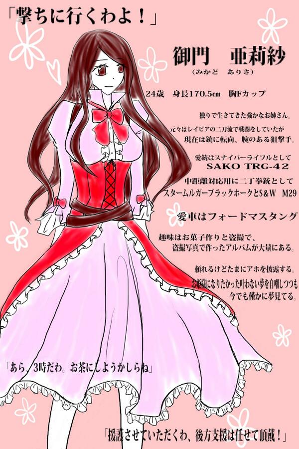 御門 亜莉紗 みかど ありさ 終わる世界の戦闘少女 Wiki 御門 亜莉紗 みかど ありさ 終わる世界の戦闘少女 Wiki