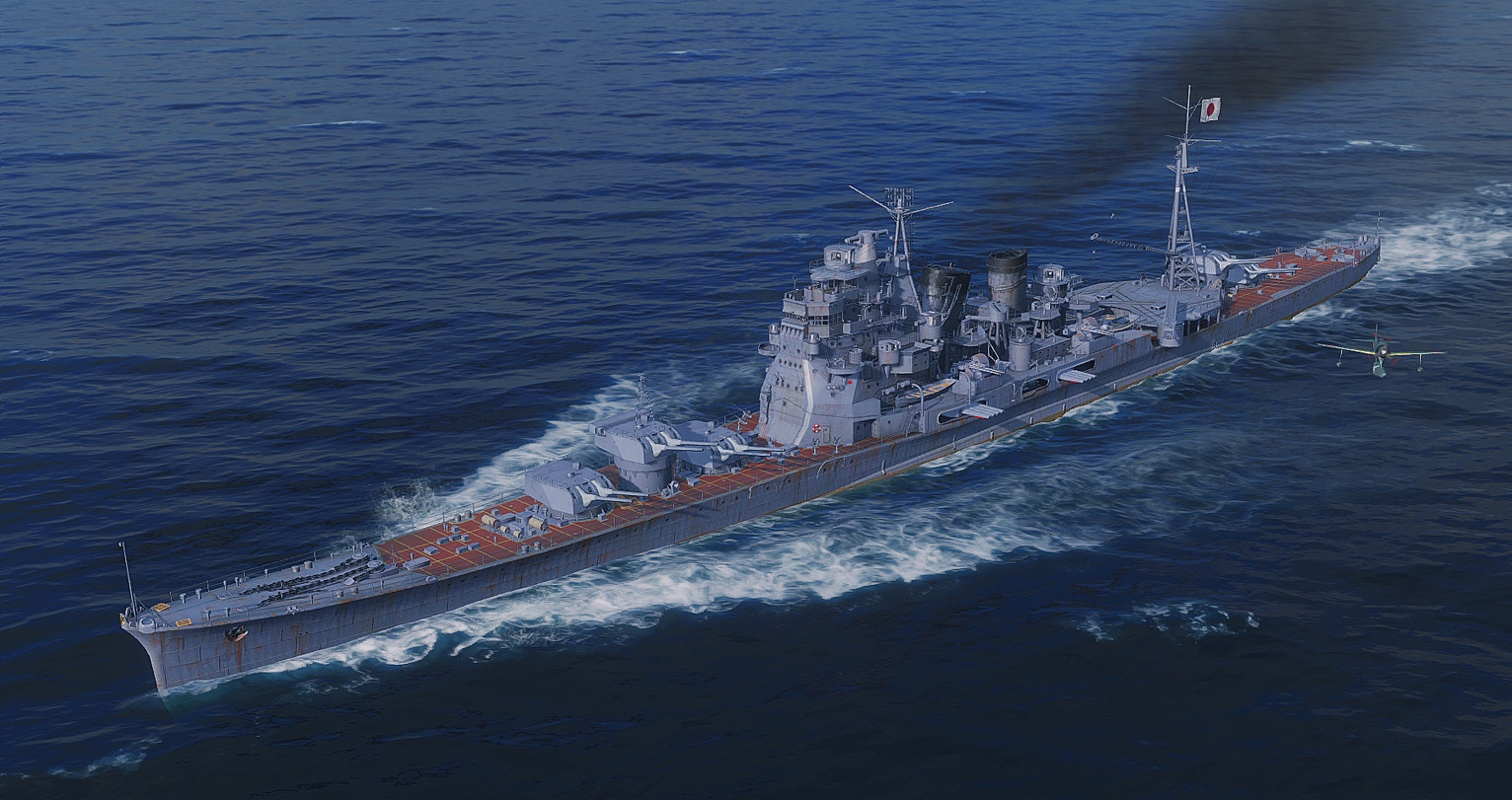 world of warships atago build