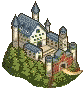 古城の模型