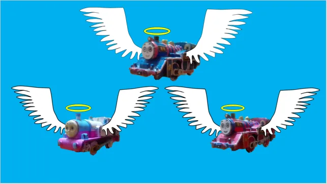 天使になってしまったユウマとマアヤとクラリス